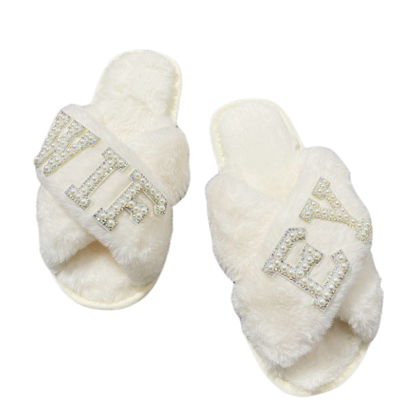 Bride To Be Slippers, Bridal Shoes