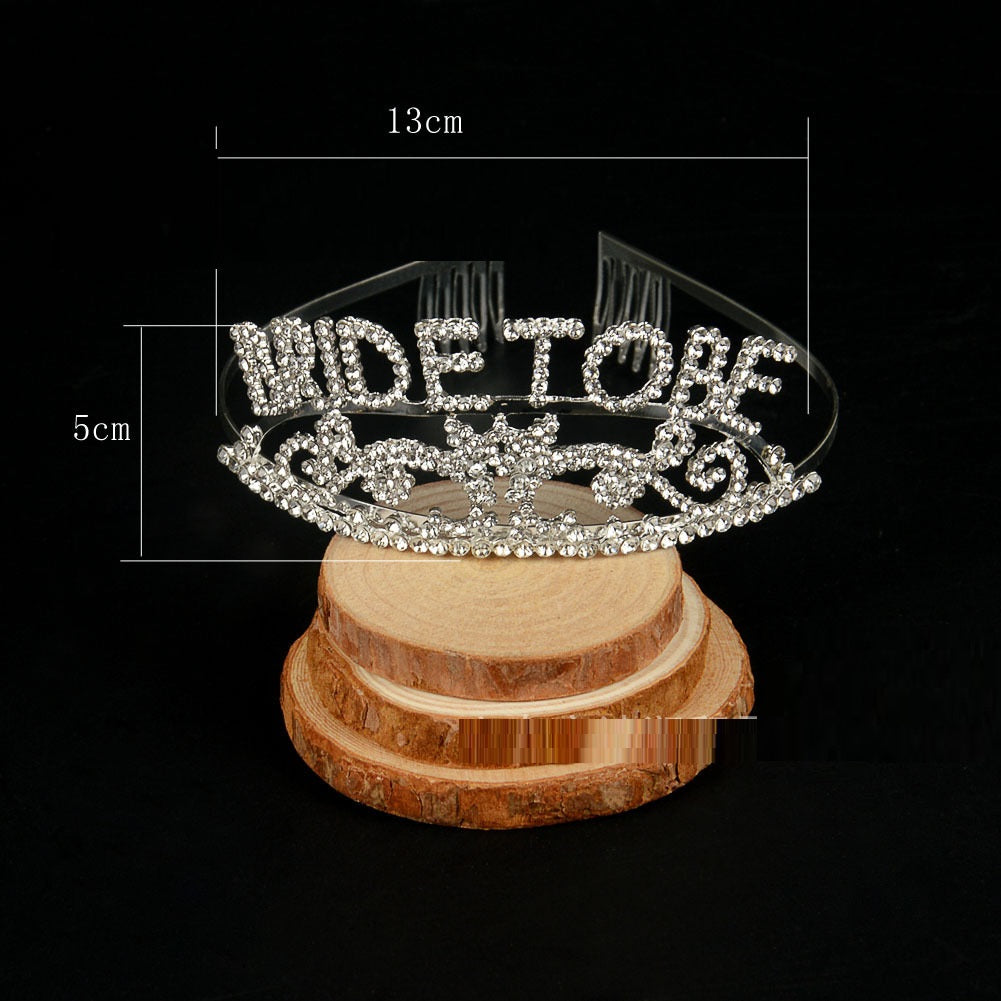 Bride To Be, Rhinestone Crown
