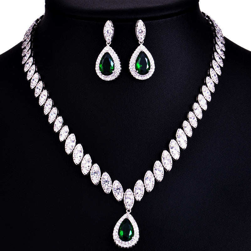 Two Piece Zircon Jewelry Sets