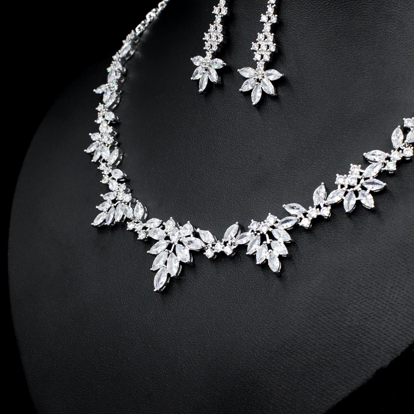 Bridal Zircon Necklace Set