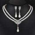 Bridal Pearl Crystal Diamond Jewellery