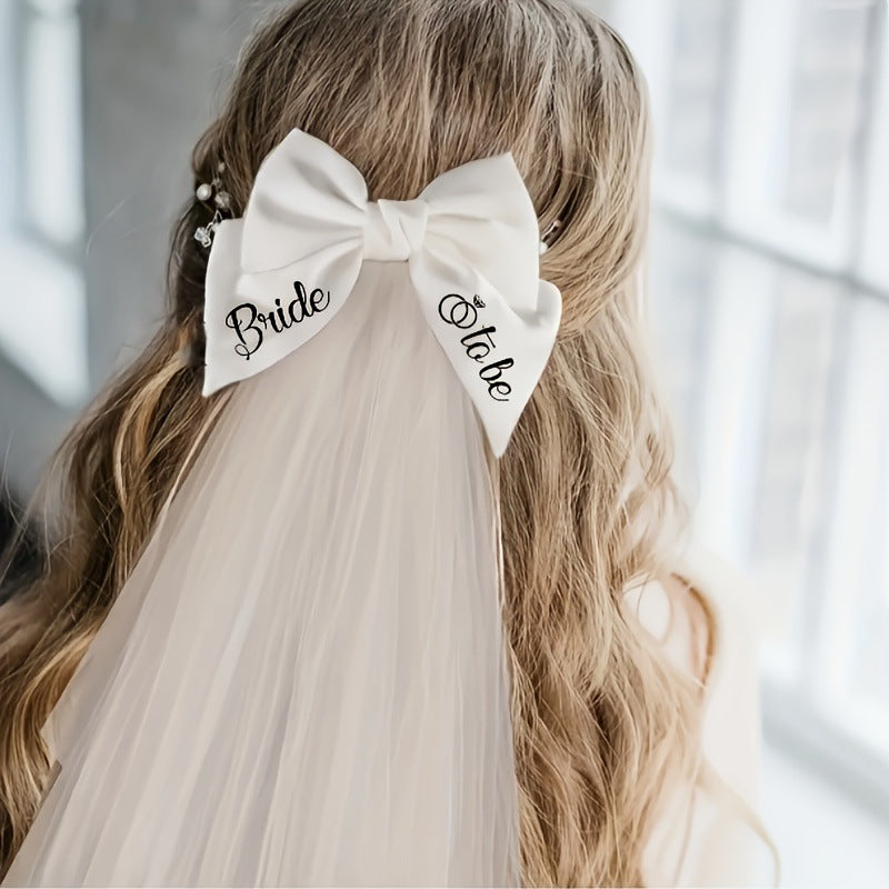 Bride to be hair accessories