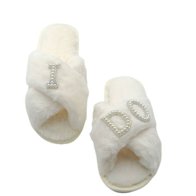 Bride To Be Slippers, Bridal Shoes