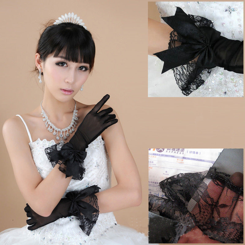 Lace Wedding Bridal Wedding Dress Evening Gloves