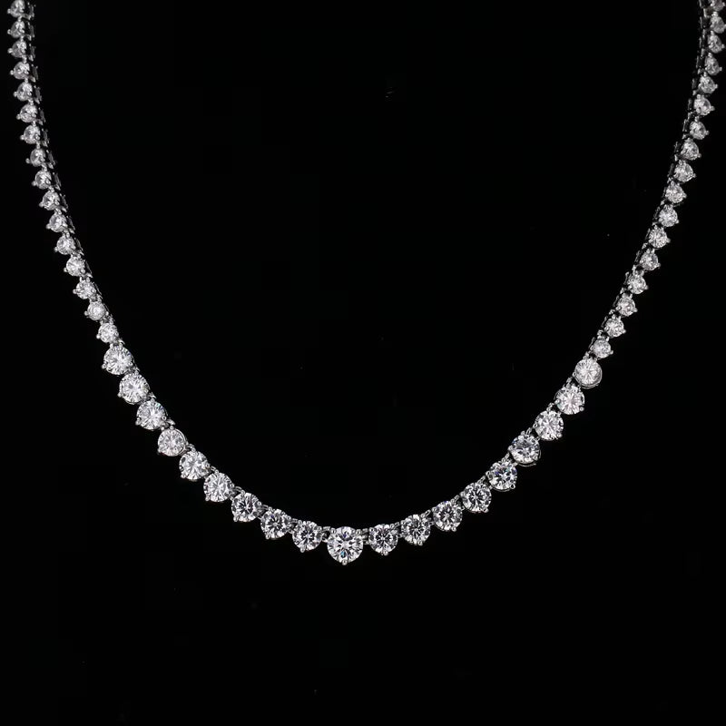 AAA Zircons Stunning round CZ Crystal Necklaces and Luxury Bridal Party Jewelry for Wedding