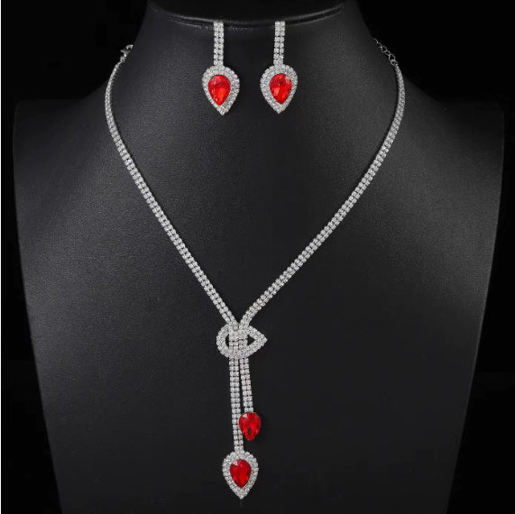 Two Piece Zircon Jewelry Sets
