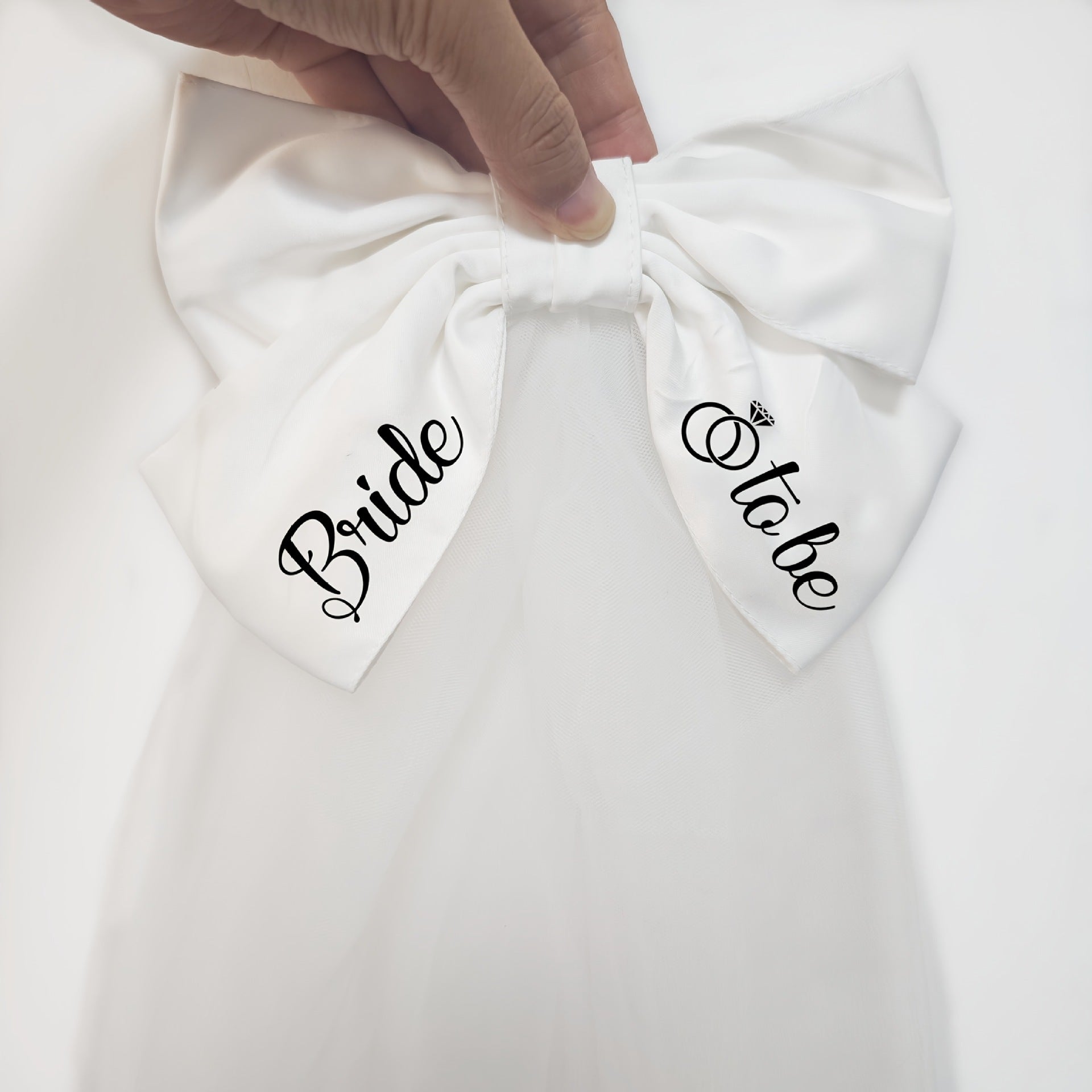 Bride to be hair accessories