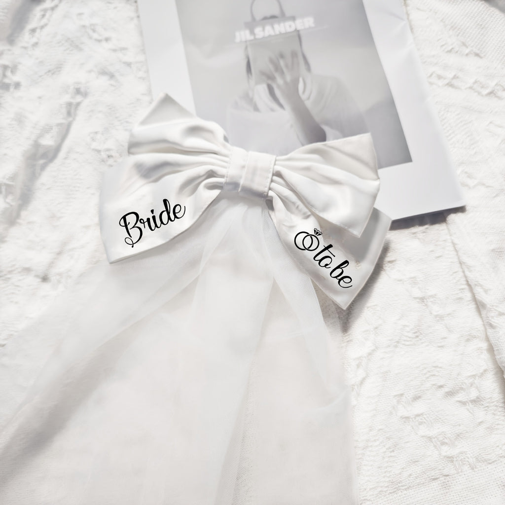 Bride to be hair accessories