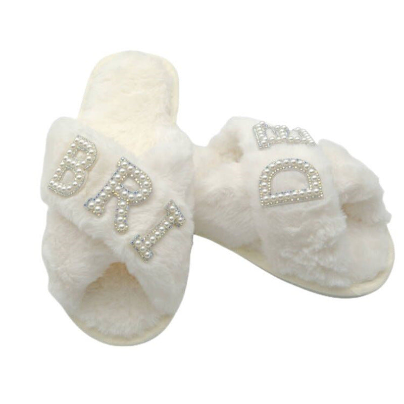 Bride To Be Slippers, Bridal Shoes